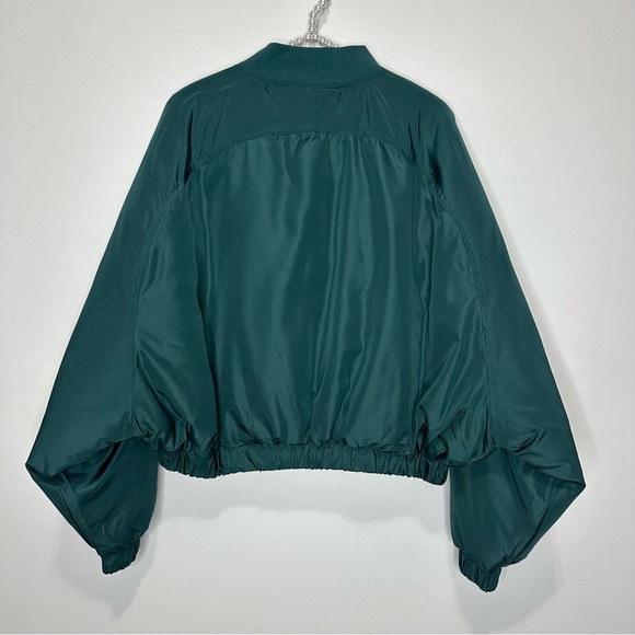 Forever 21 Hunter Green Crop Bomber Jacket - Picture 8 of 13